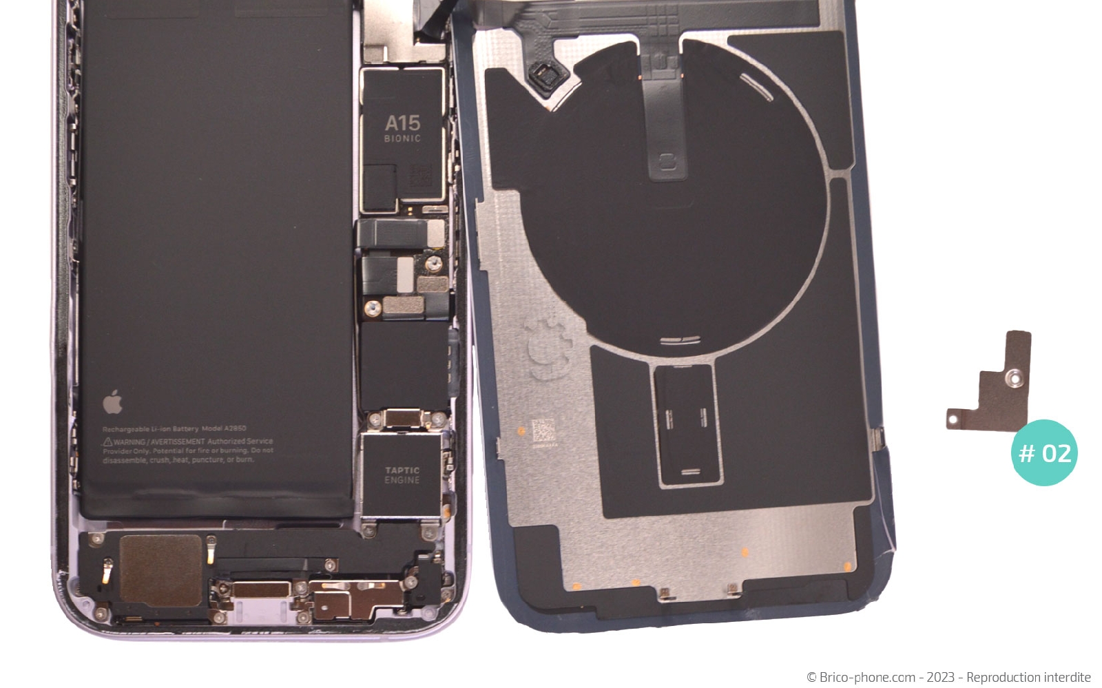 Comment changer la batterie sur iPhone 14 Plus photo 3