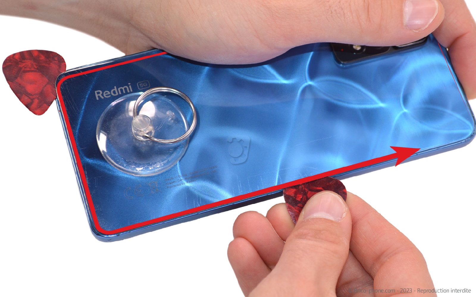 Comment changer le bloc écran sur Redmi Note 11 Pro photo 4