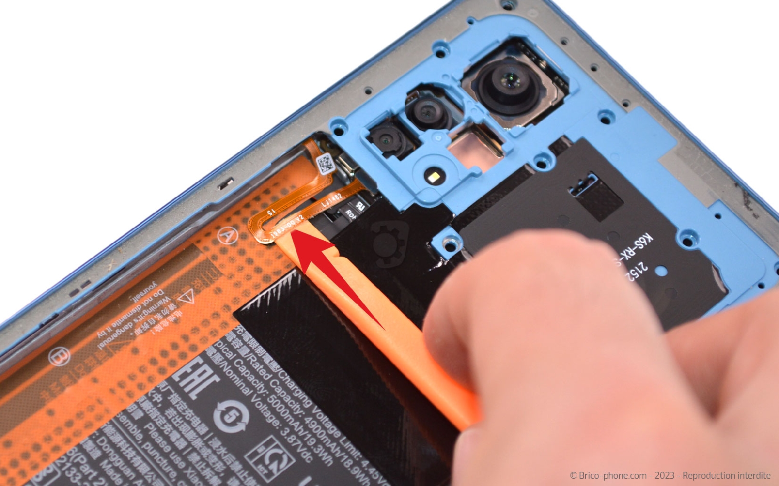 Comment changer le bloc écran sur Redmi Note 11 Pro photo 1