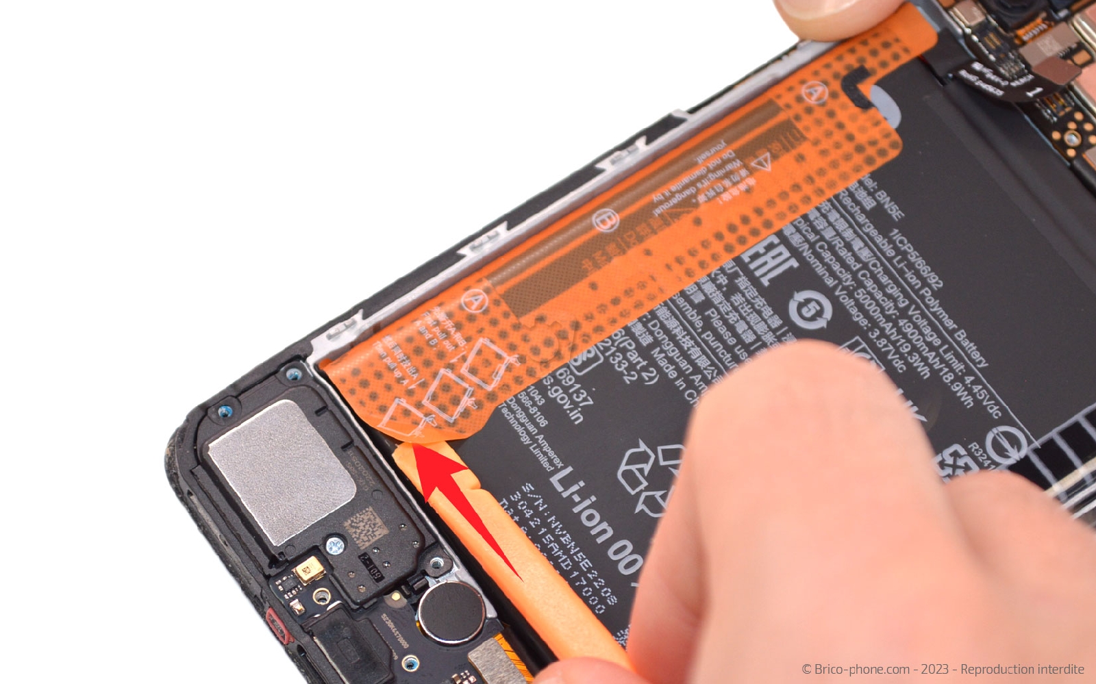 Comment changer la batterie sur Redmi Note 11 Pro photo 1