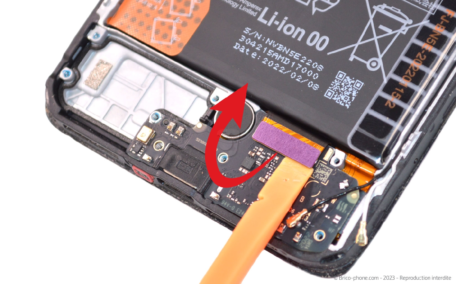 Comment changer le connecteur de charge sur Redmi Note 11 Pro photo 3