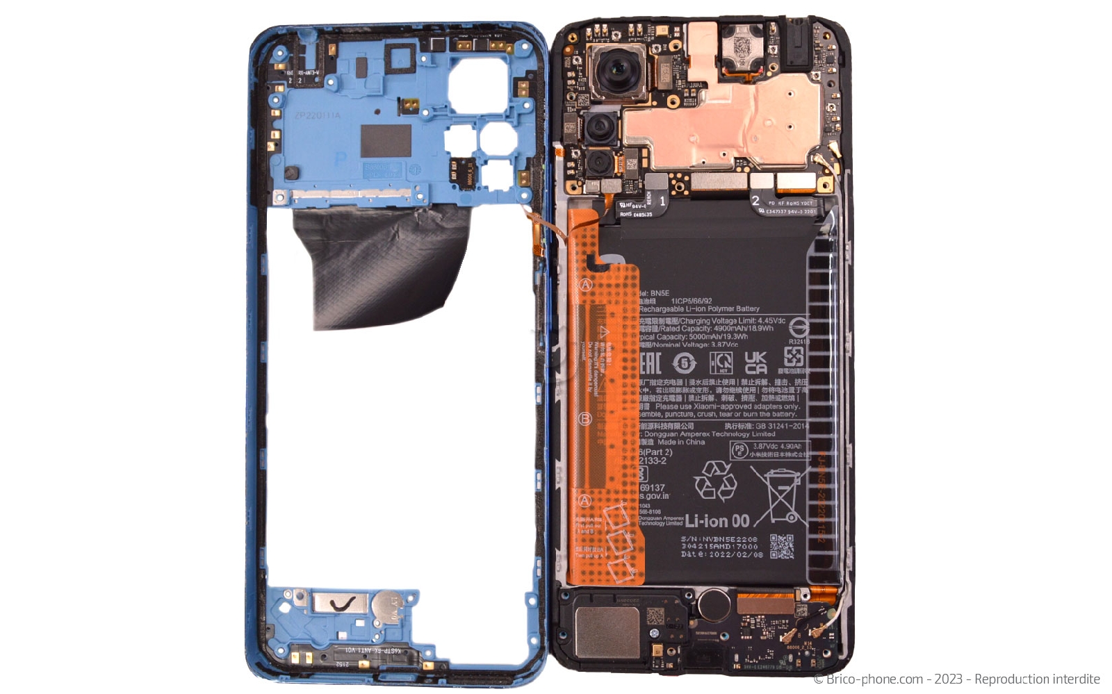 Comment changer le connecteur de charge sur Redmi Note 11 Pro photo 2