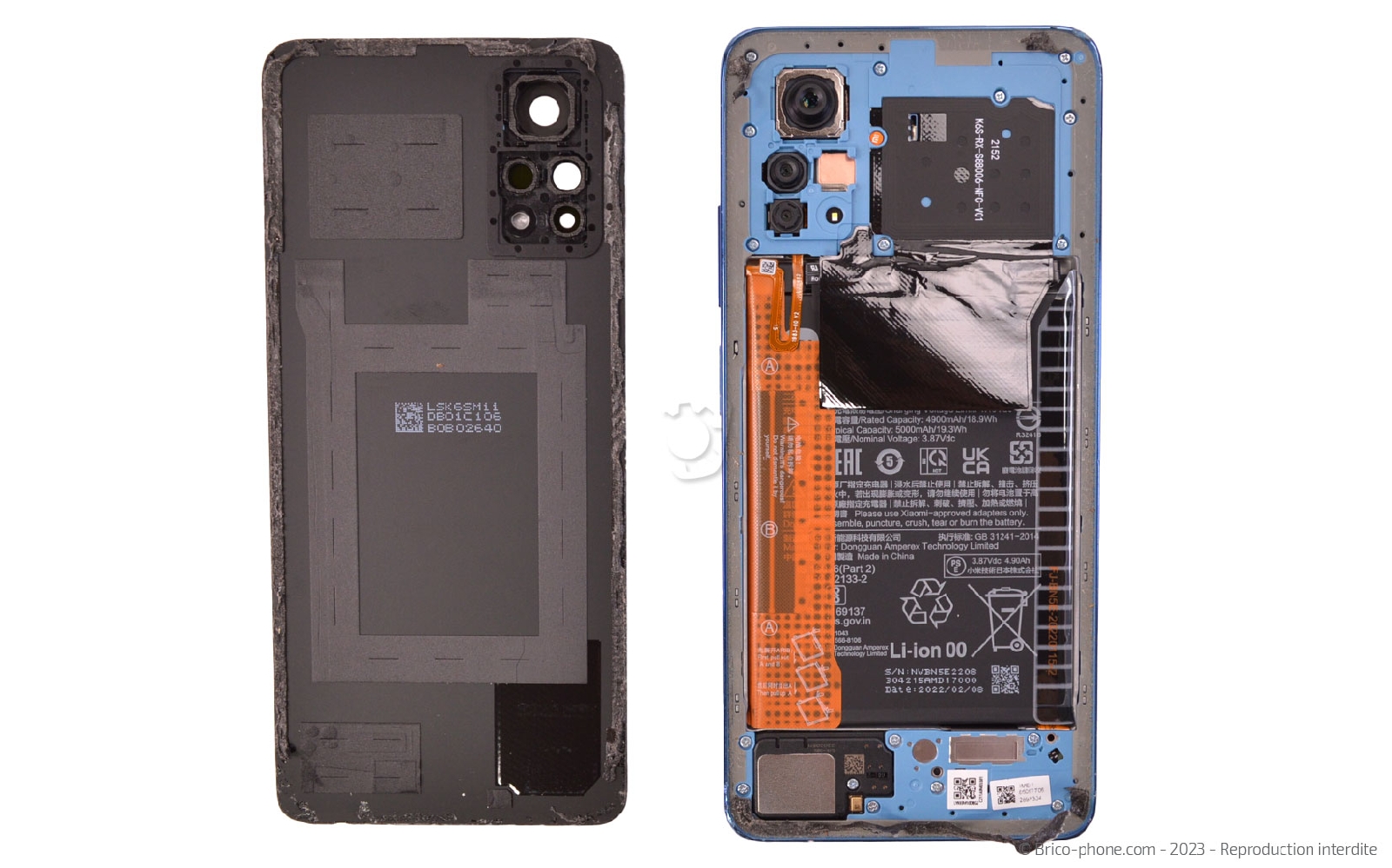 Comment changer le connecteur de charge sur Redmi Note 11 Pro photo 3