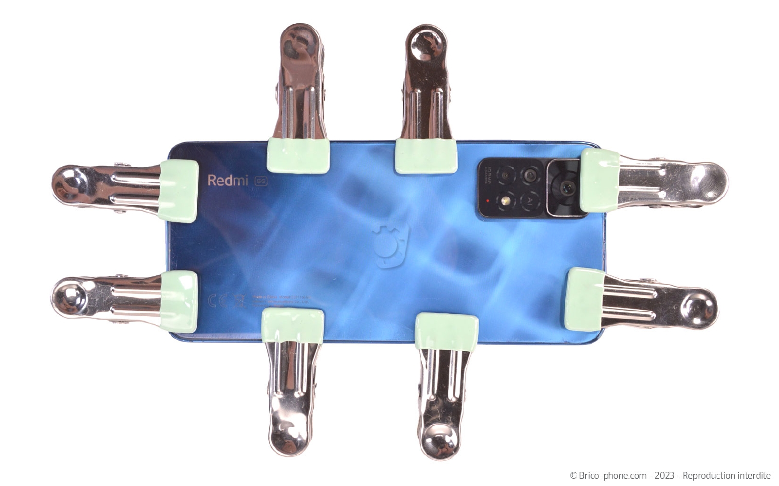 Comment changer la vitre arrière sur Redmi Note 11 Pro photo 4
