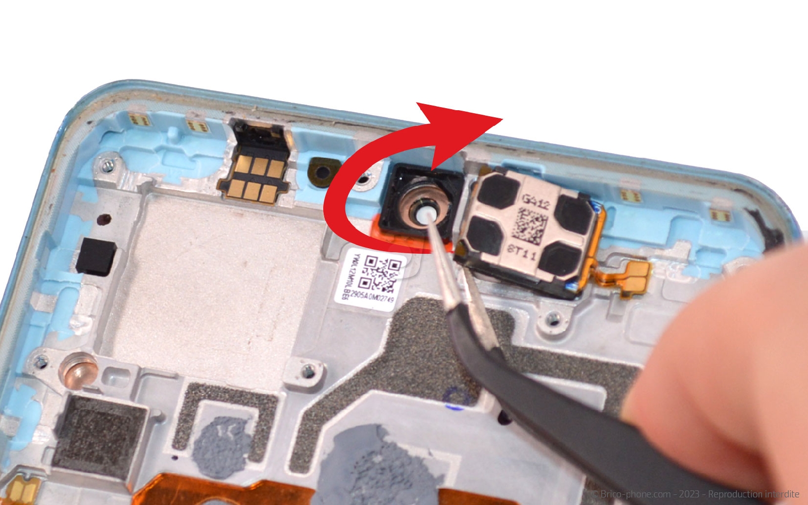 comment remplacer le bloc écran sur 12T photo 2