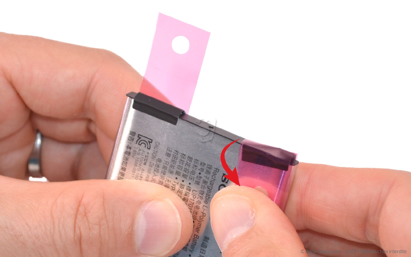 Comment changer le bloc écran sur Xperia 1 photo 2