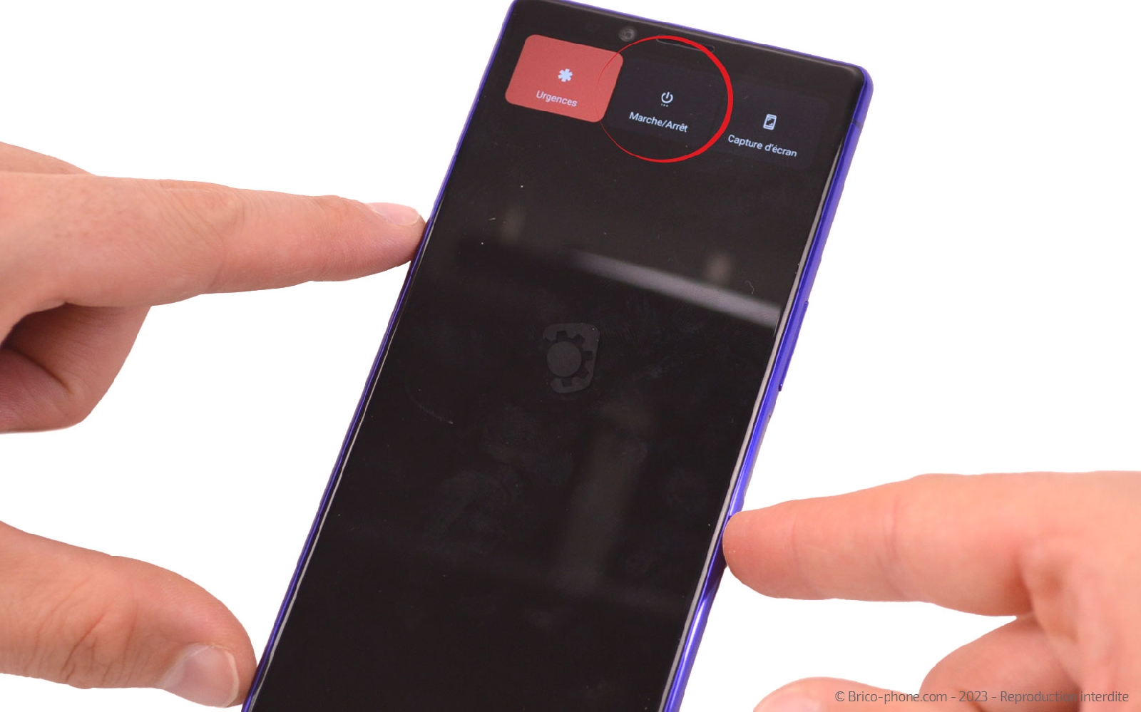 Comment changer le bloc écran sur Xperia 1 photo 2