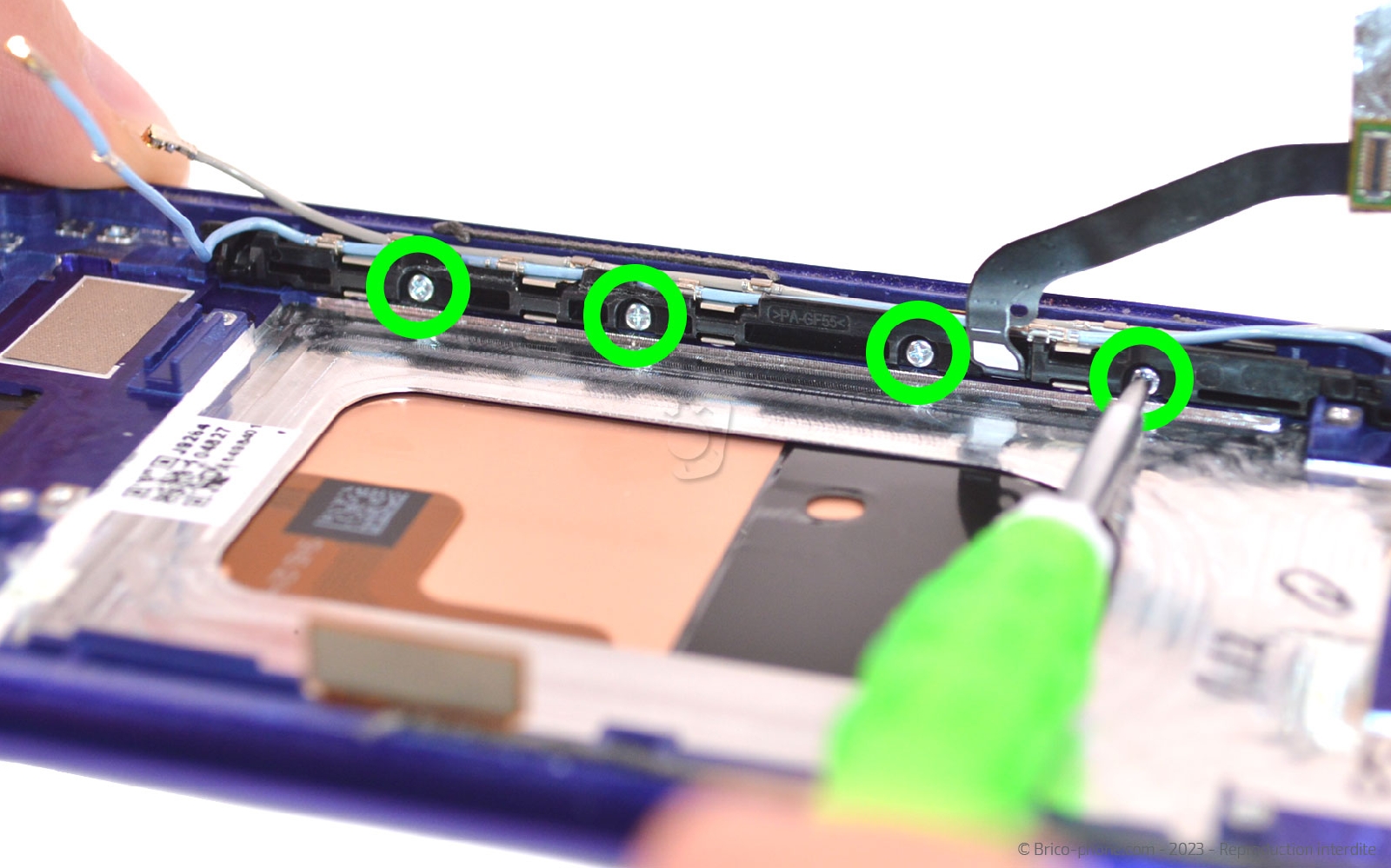 Comment changer le bloc écran sur Xperia 1 photo 1