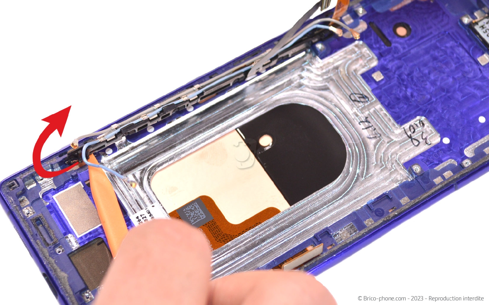 Comment changer le bloc écran sur Xperia 1 photo 2