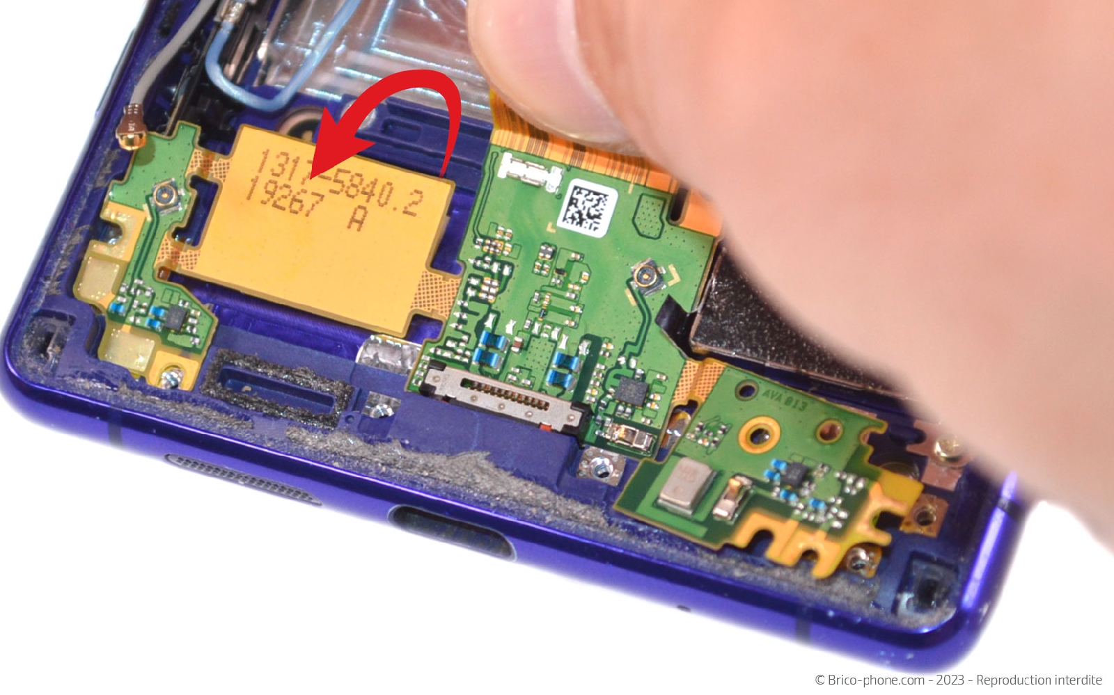 Comment changer le bloc écran sur Xperia 1 photo 2