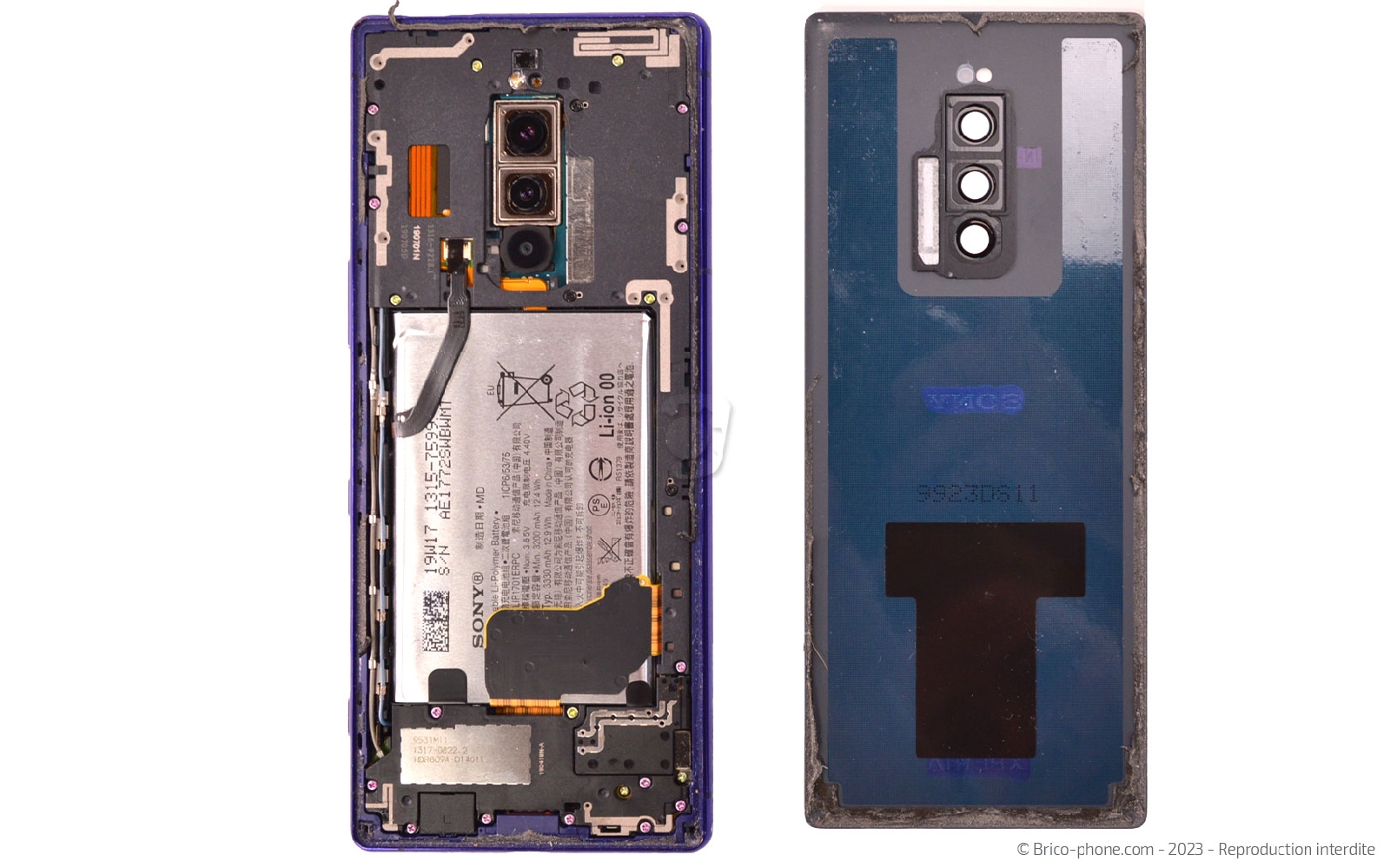Comment changer la batterie sur Xperia 1 photo 3