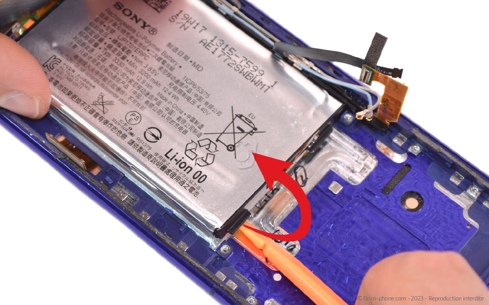 Comment changer la batterie sur Xperia 1 photo 2
