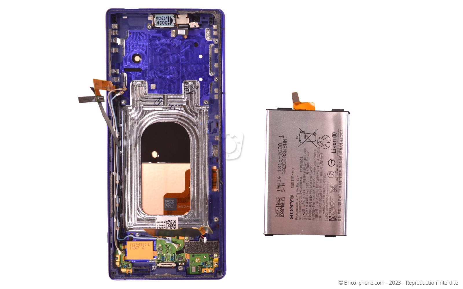 Comment changer la batterie sur Xperia 1 photo 4