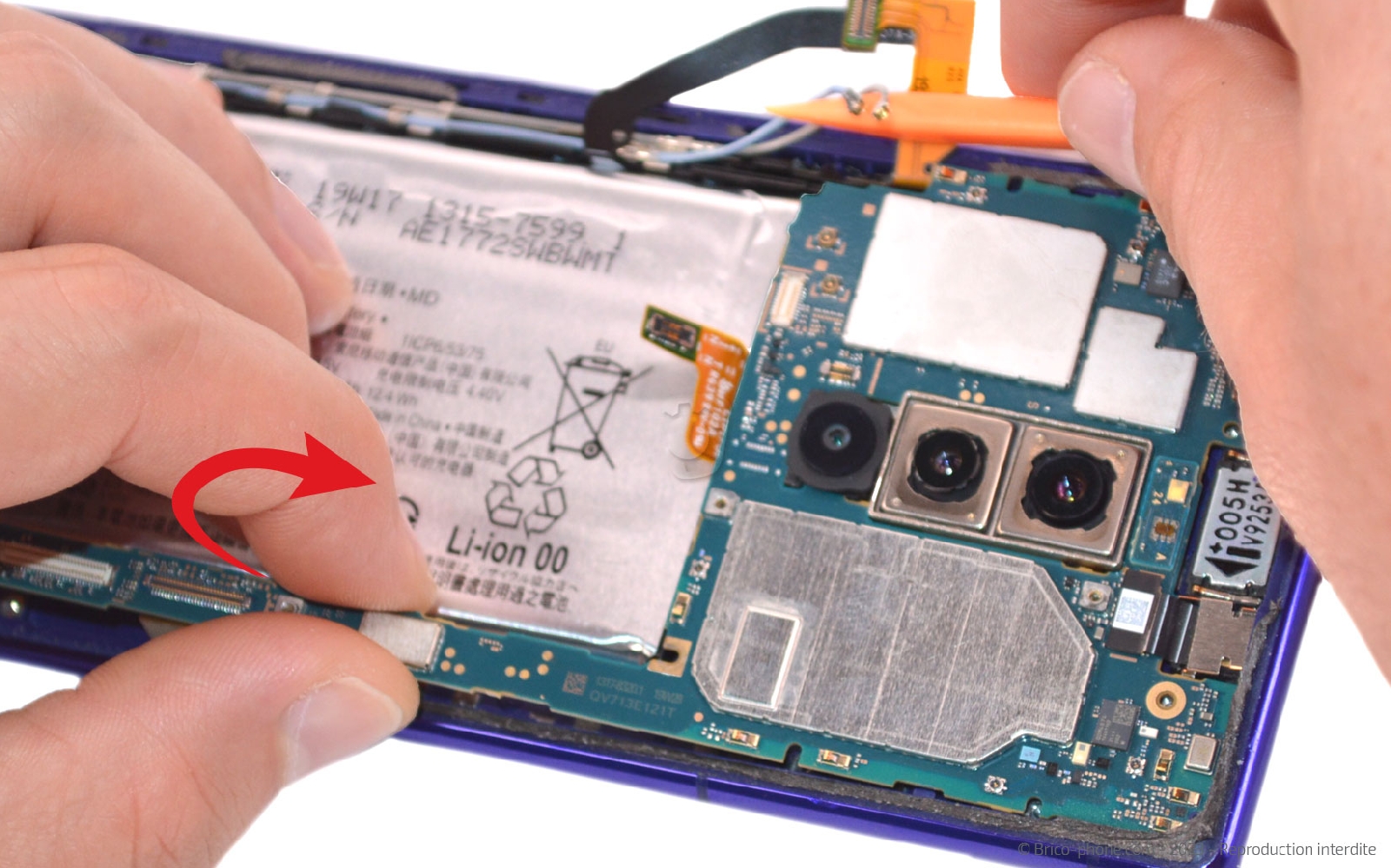 Comment changer la batterie sur Xperia 1 photo 2