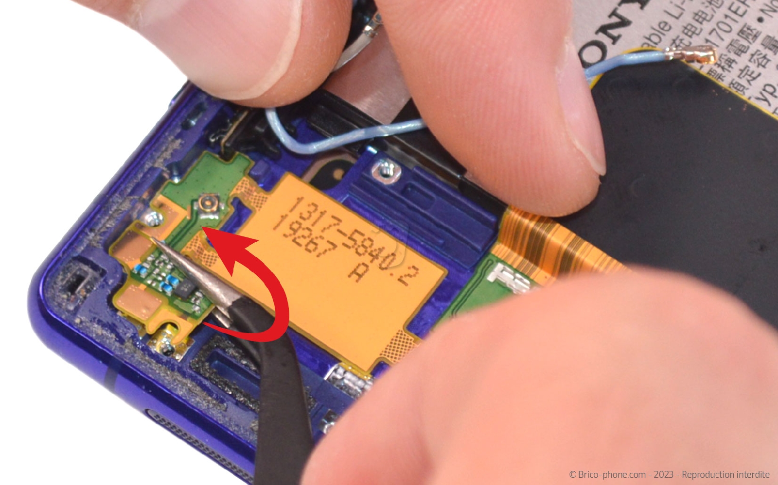 Comment changer le connecteur de charge sur Xperia 1 photo 1