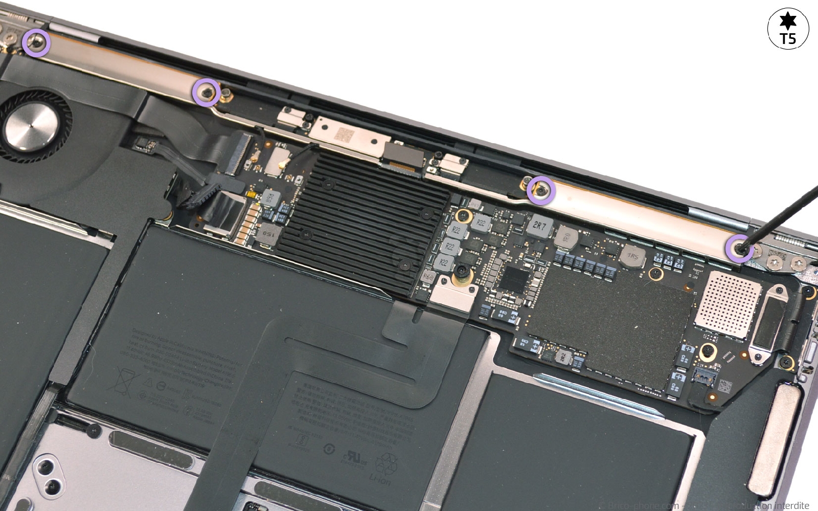 Comment changer l'écran complet sur Macbook Air 13 pouces A1932 EMC 3184 - 2019 photo 1