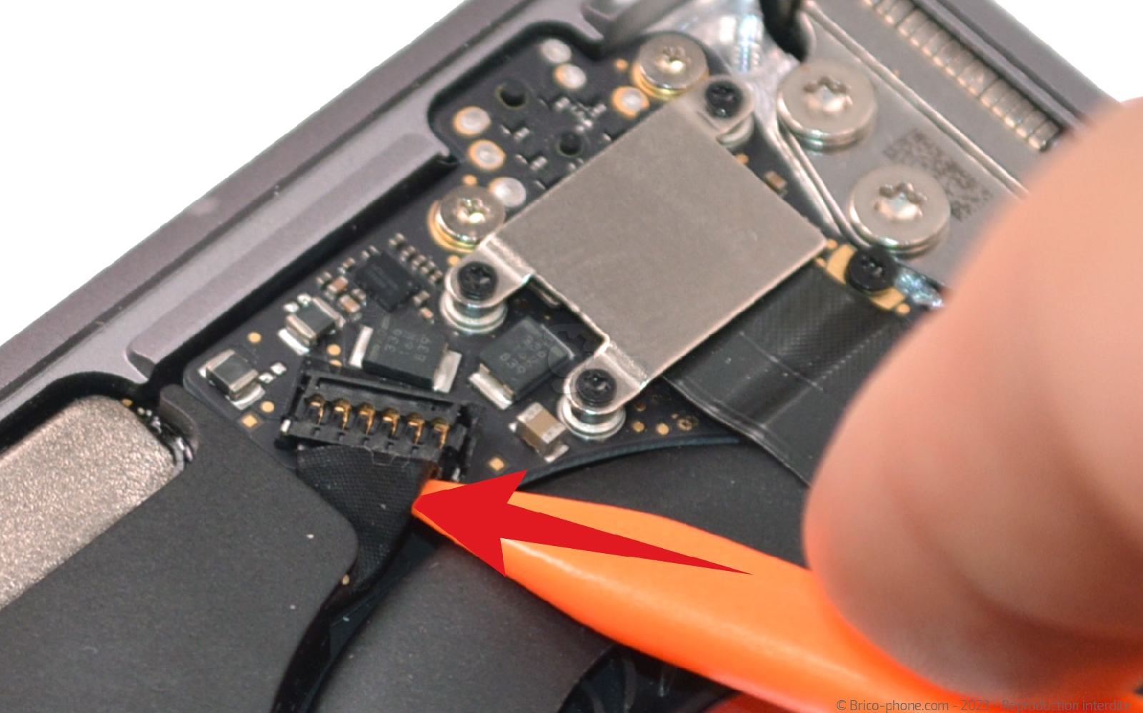 Comment changer la batterie sur Macbook Air 13 pouces A1932 EMC 3184 - 2019 photo 1