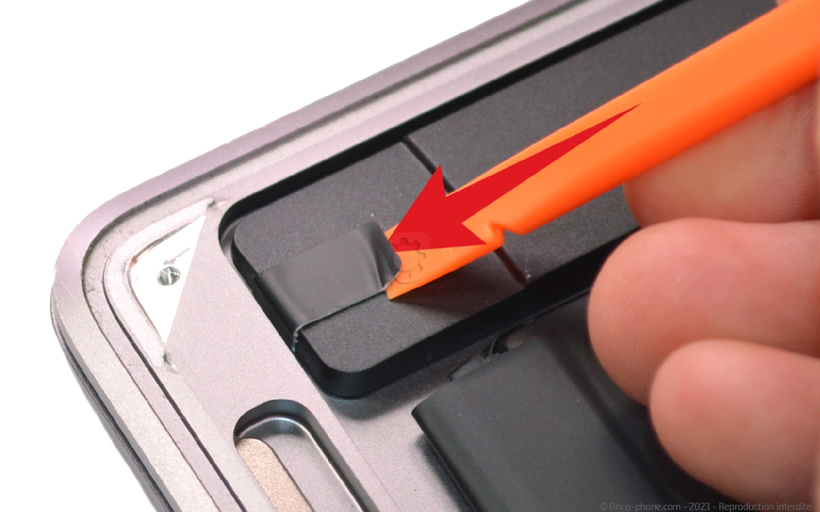 Comment changer la batterie sur Macbook Air 13 pouces A1932 EMC 3184 - 2019 photo 2