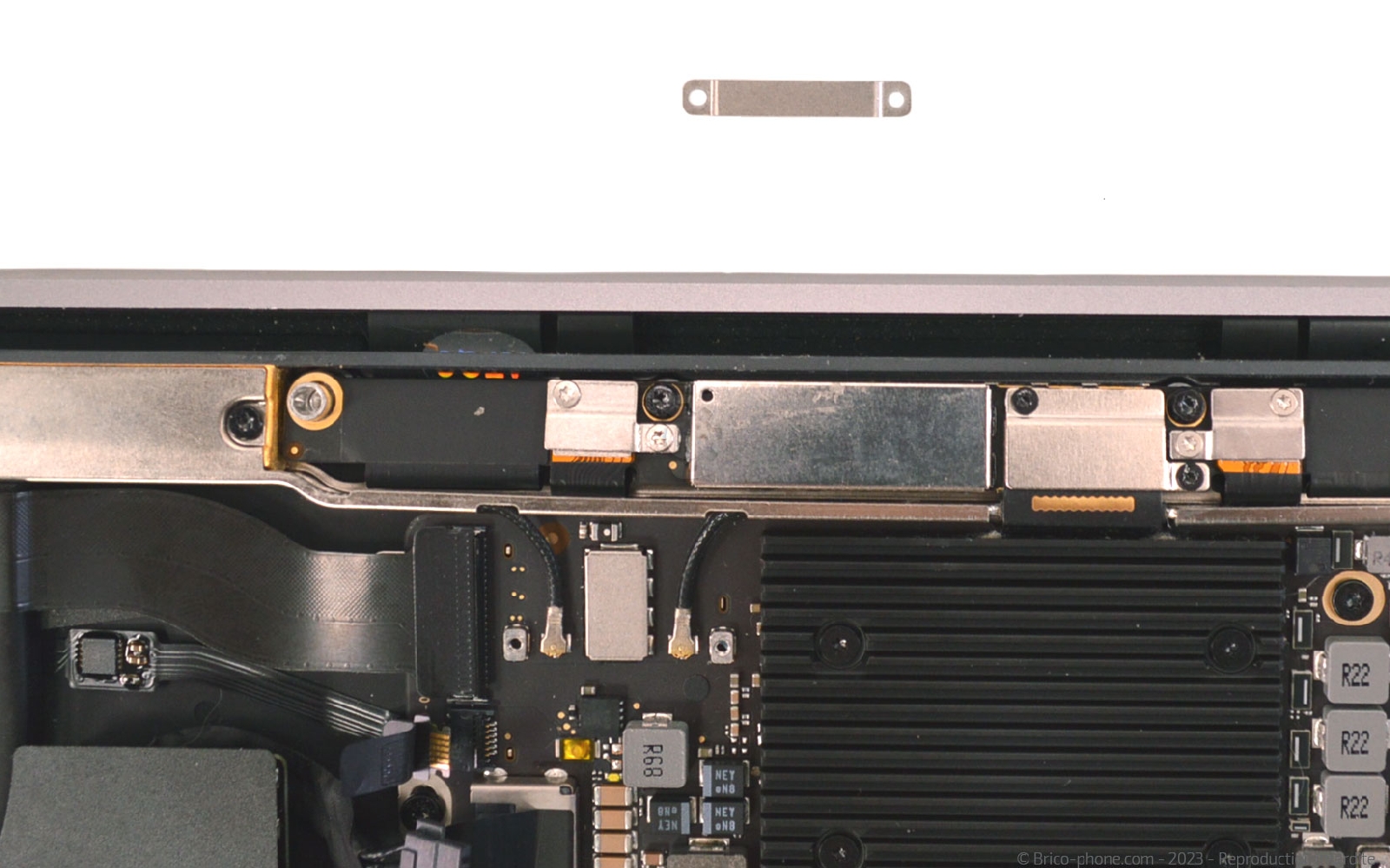 Comment changer la batterie sur Macbook Air 13 pouces A1932 EMC 3184 - 2019 photo 3