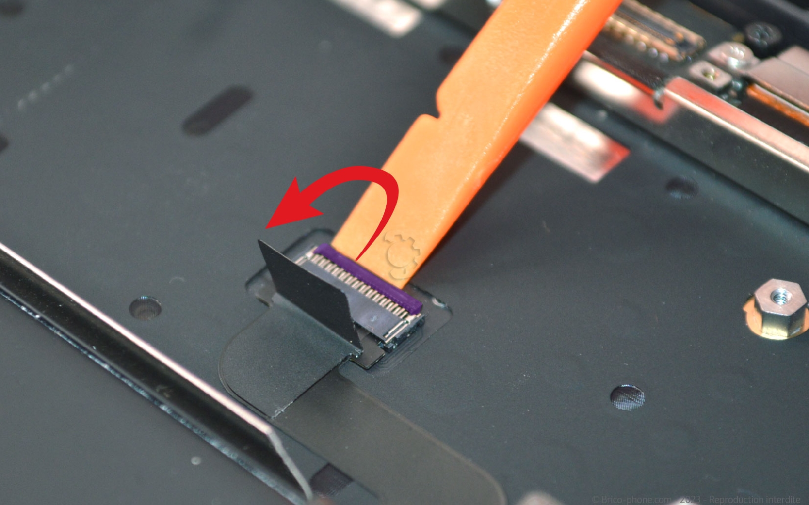 Comment changer la batterie sur Macbook Air 13 pouces A1932 EMC 3184 - 2019 photo 2