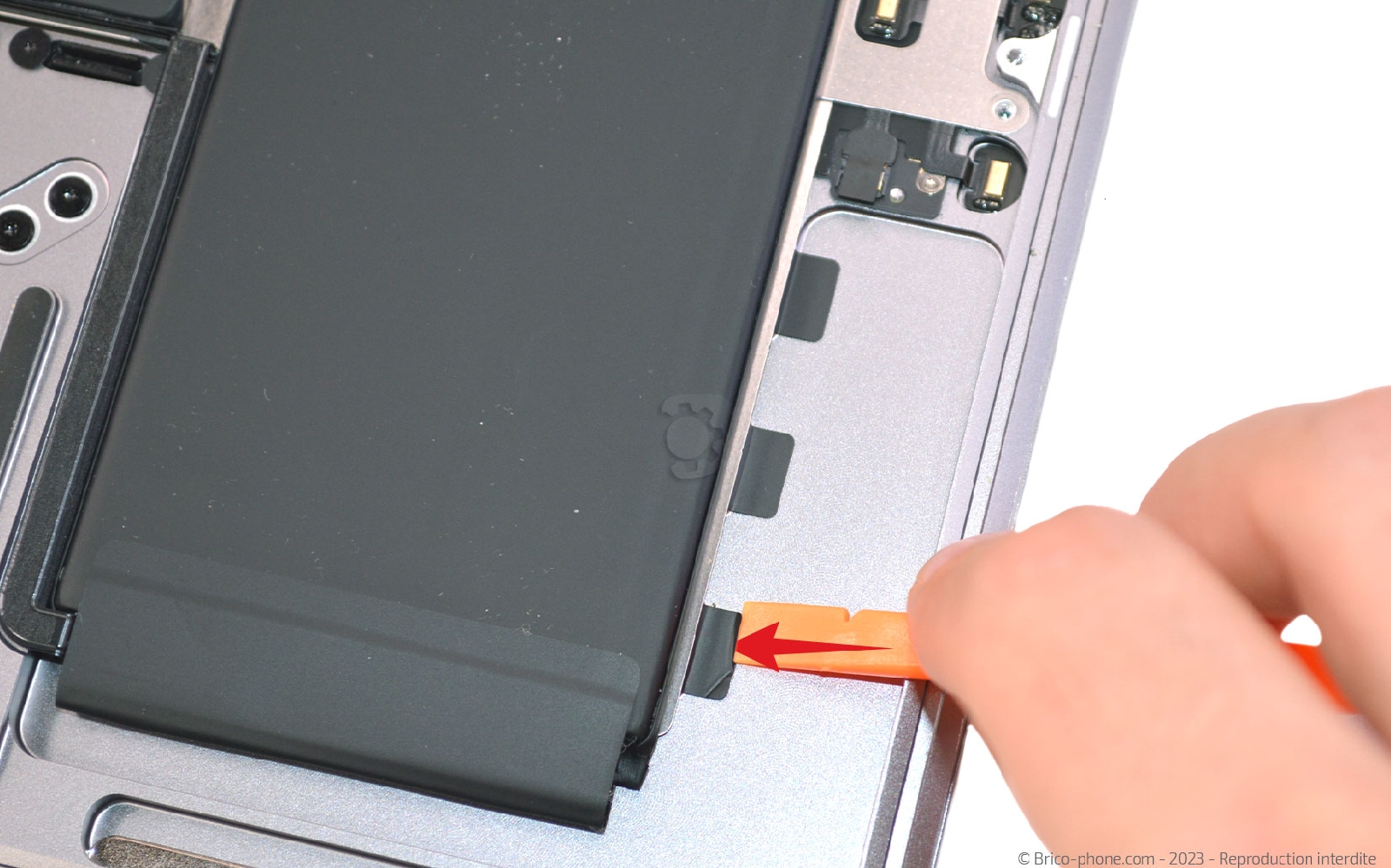 Comment changer la batterie sur Macbook Air 13 pouces A1932 EMC 3184 - 2019 photo 1