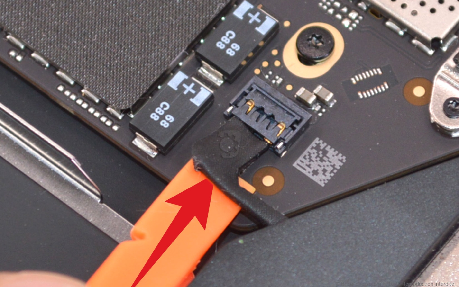 Comment changer la batterie sur Macbook Air 13 pouces A1932 EMC 3184 - 2019 photo 1