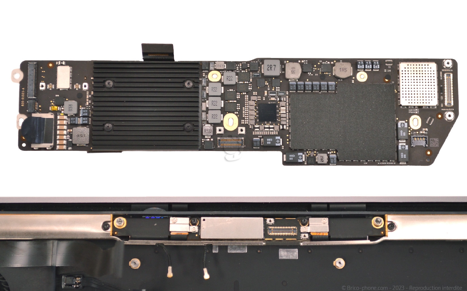 Comment changer la batterie sur Macbook Air 13 pouces A1932 EMC 3184 - 2019 photo 4