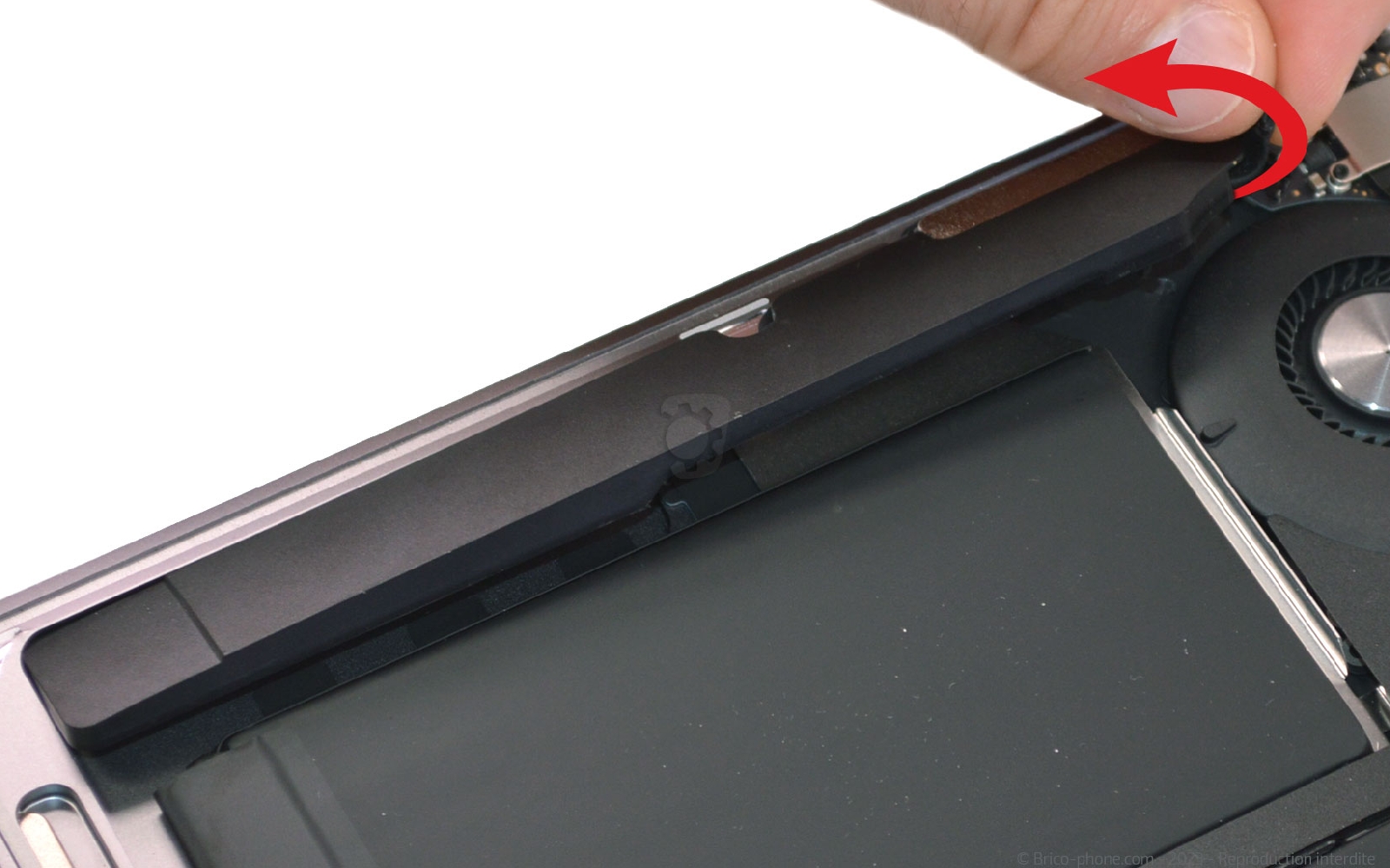 Comment changer la batterie sur Macbook Air 13 pouces A1932 EMC 3184 - 2019 photo 3