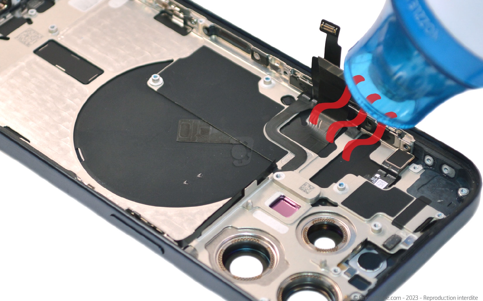 Guide de réparation sur iPhone 15 Pro photo 1