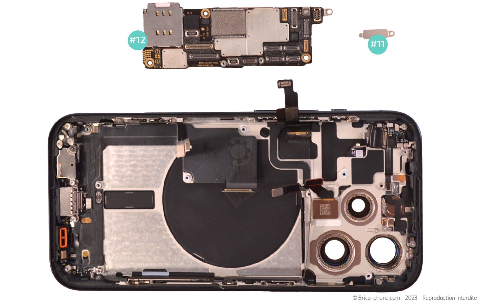 Guide de réparation sur iPhone 15 Pro photo 4