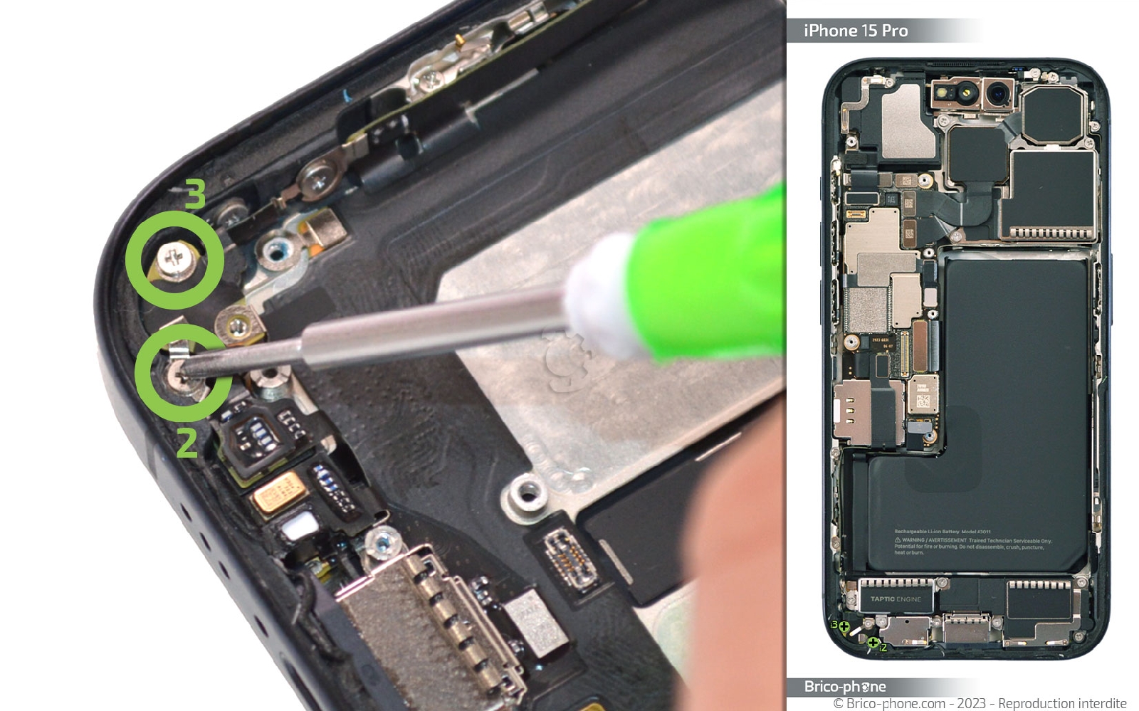 Guide de réparation sur iPhone 15 Pro photo 1