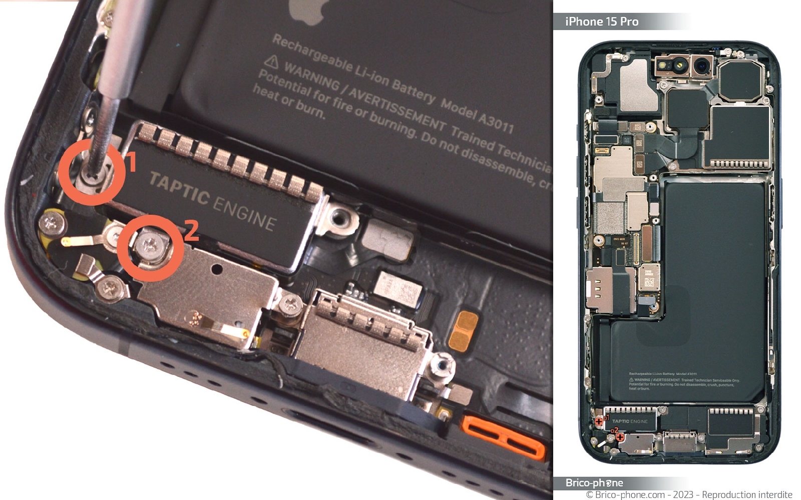 Guide de réparation sur iPhone 15 Pro photo 1