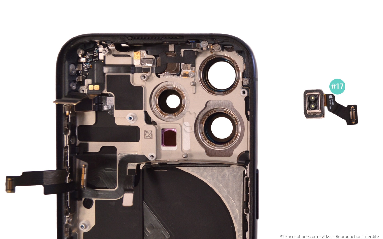 Guide de réparation sur iPhone 15 Pro photo 3