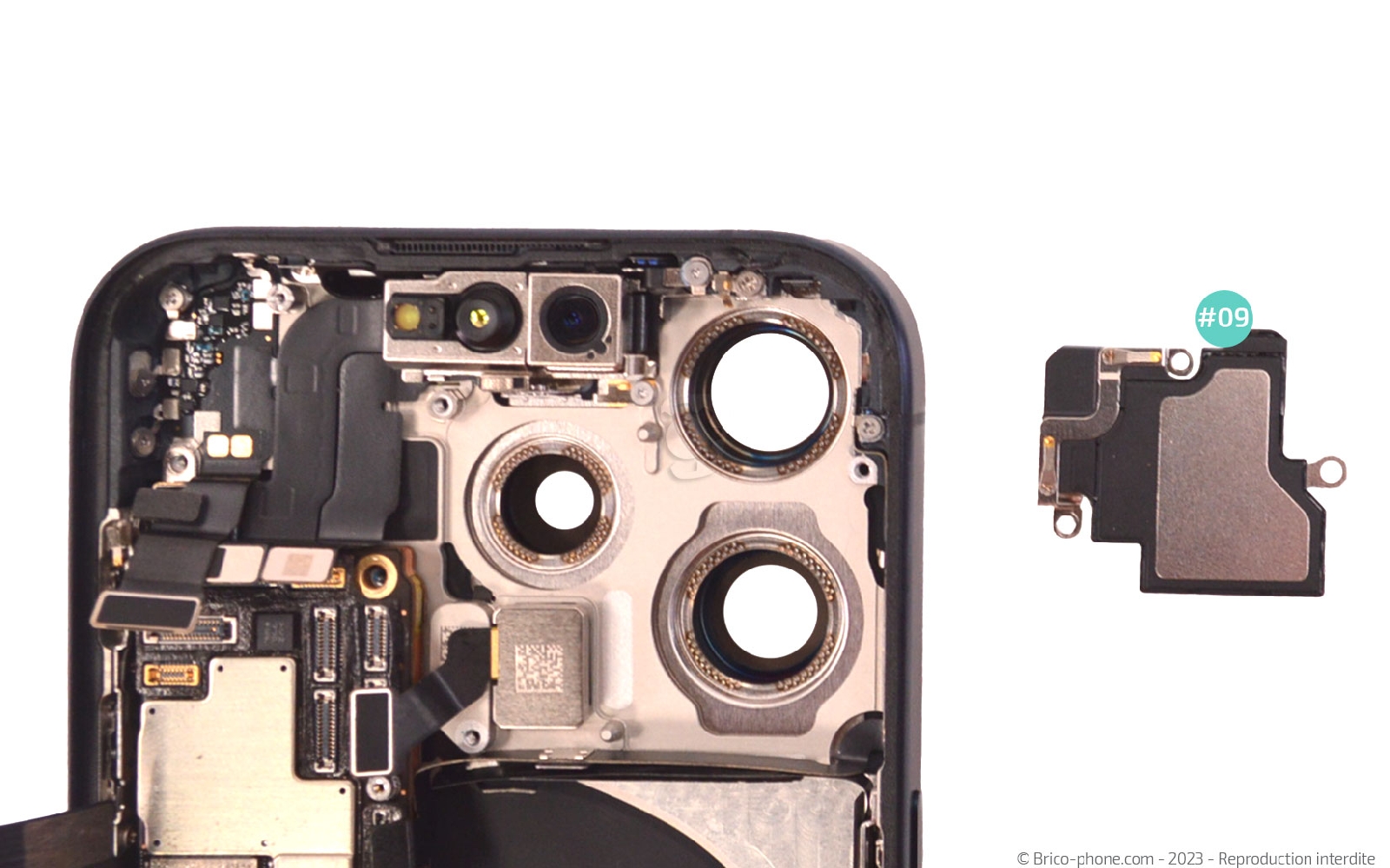 Guide de réparation sur iPhone 15 Pro photo 3