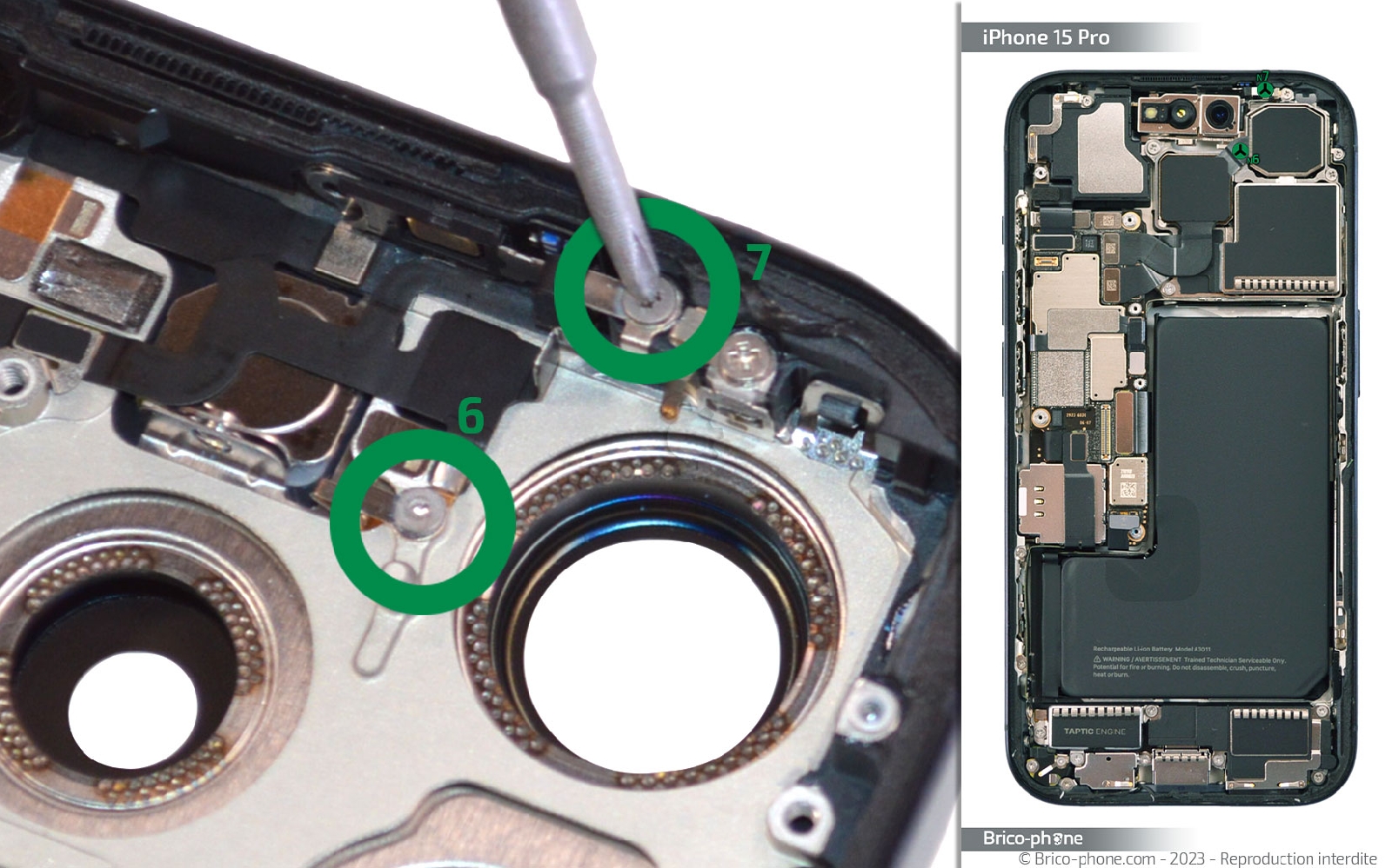 Guide de réparation sur iPhone 15 Pro photo 1