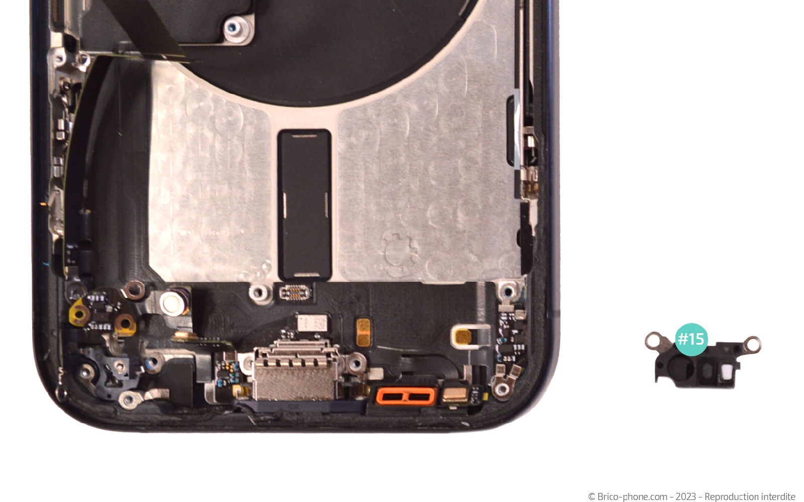 Guide de réparation sur iPhone 15 Pro photo 3