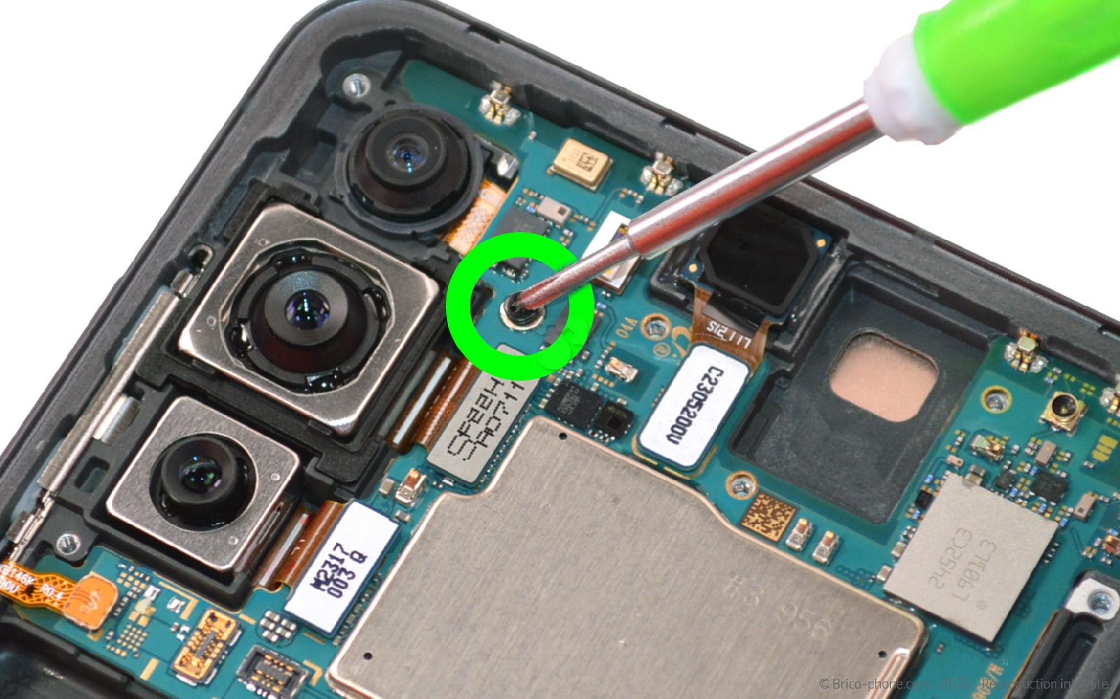 Comment changer le bloc écran sur Galaxy S21 FE 5G photo 1