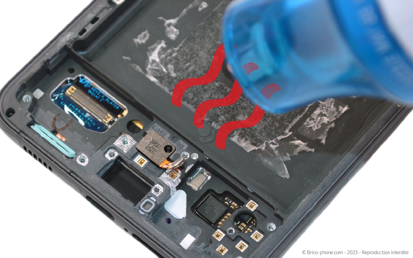 Comment changer le bloc écran sur Galaxy S21 FE 5G photo 1