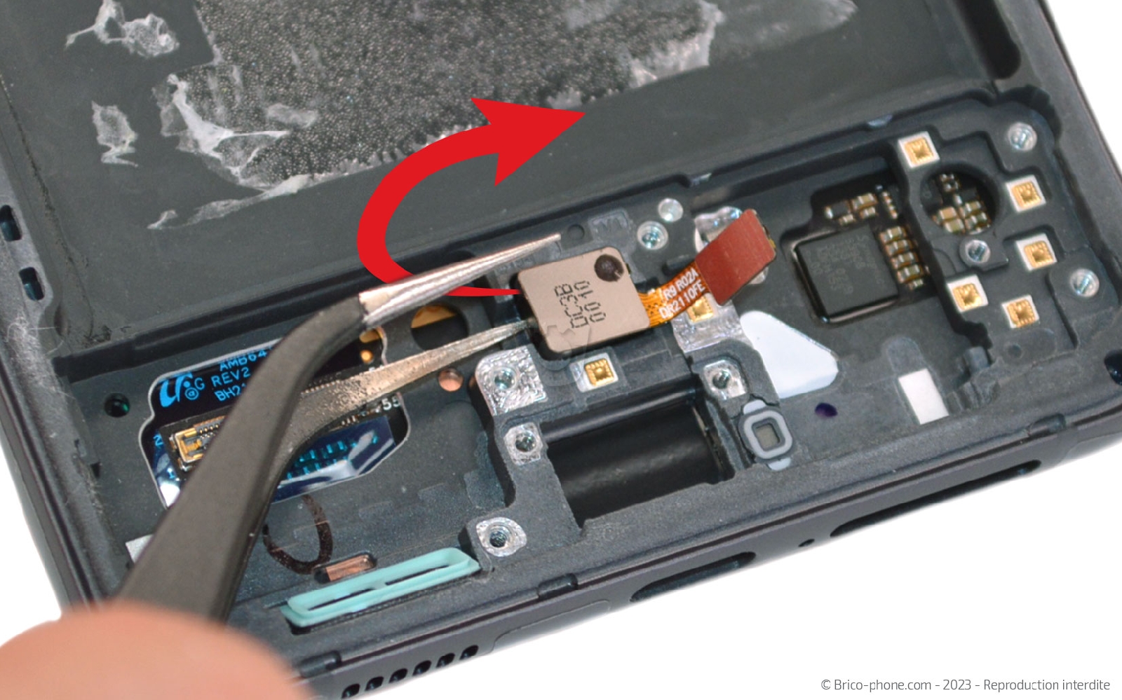 Comment changer le bloc écran sur Galaxy S21 FE 5G photo 2