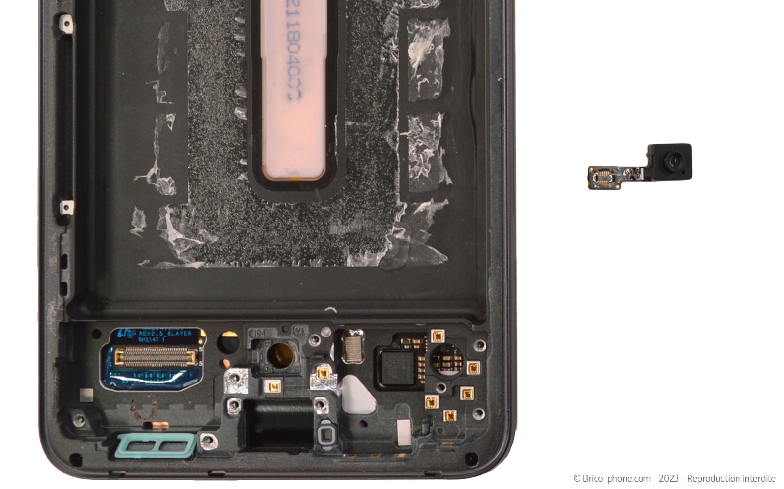 Comment changer le bloc écran sur Galaxy S21 FE 5G photo 3