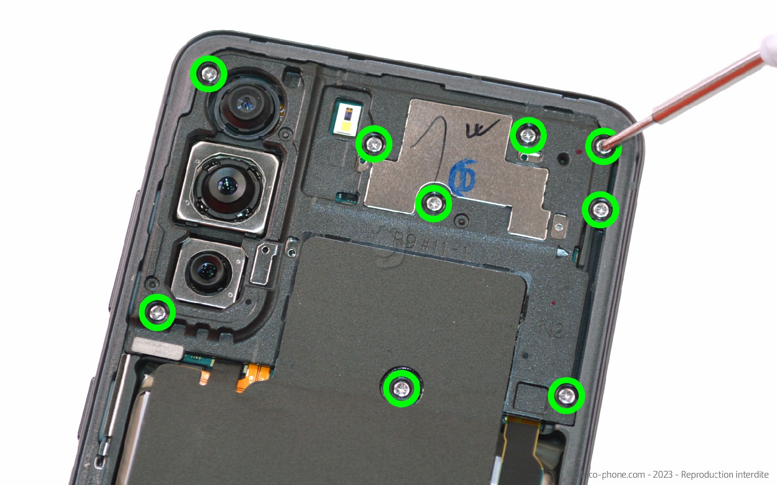 Comment changer le bloc écran sur Galaxy S21 FE 5G photo 1