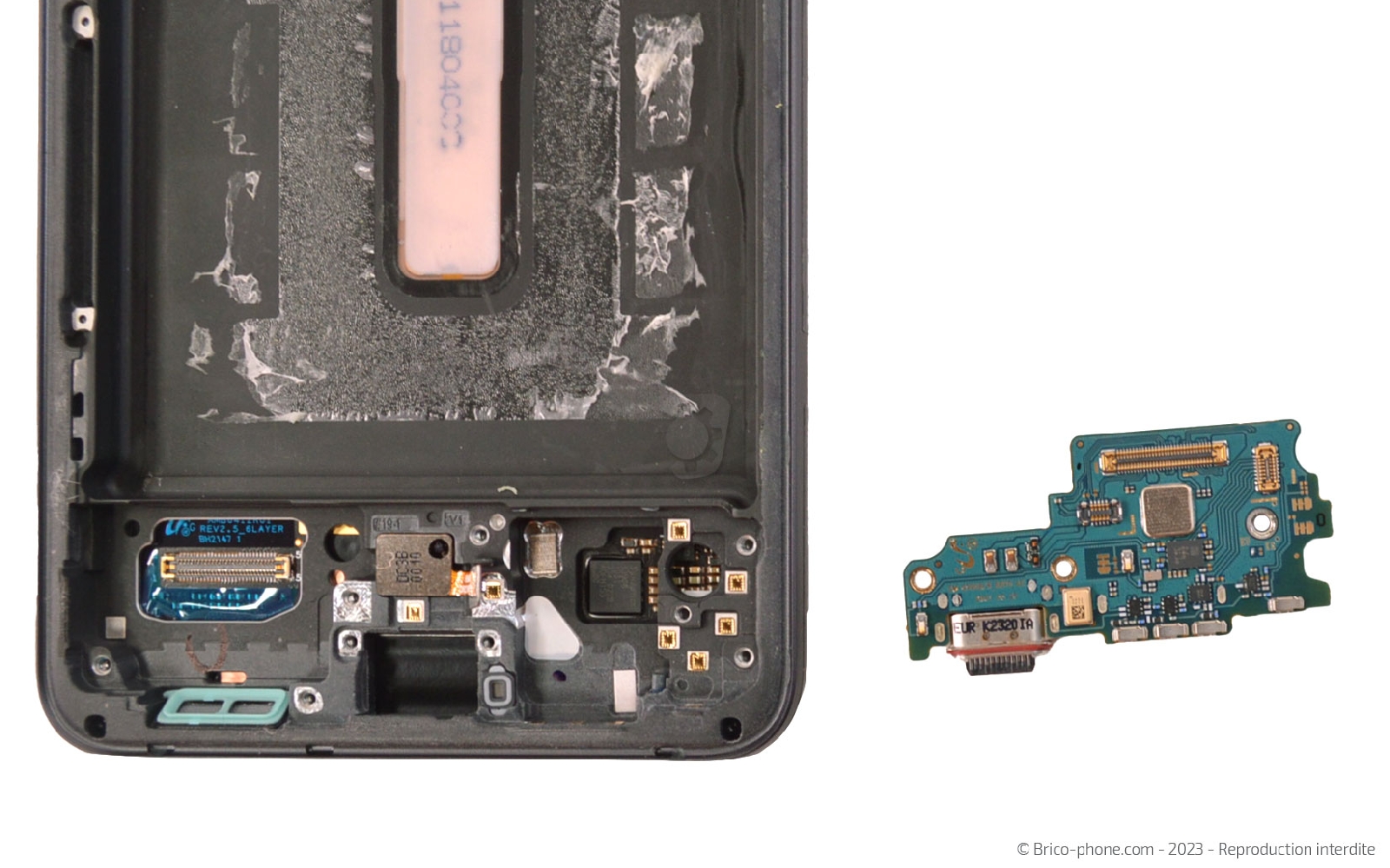 Comment changer le bloc écran sur Galaxy S21 FE 5G photo 4