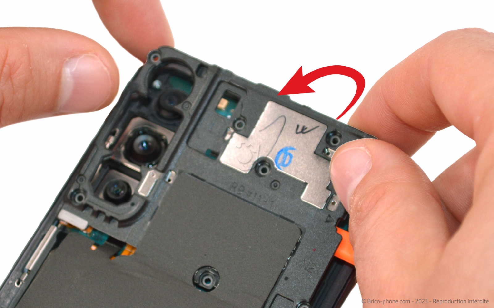 Comment changer le bloc écran sur Galaxy S21 FE 5G photo 1