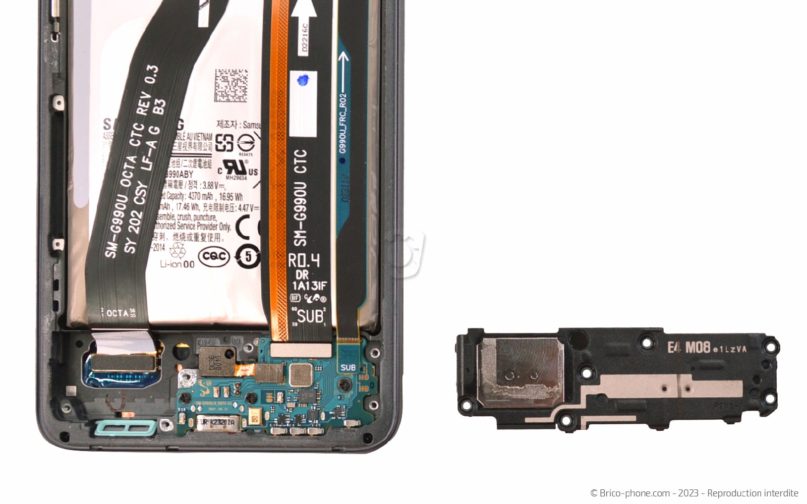 Comment changer la batterie sur Galaxy S21 FE 5G photo 3