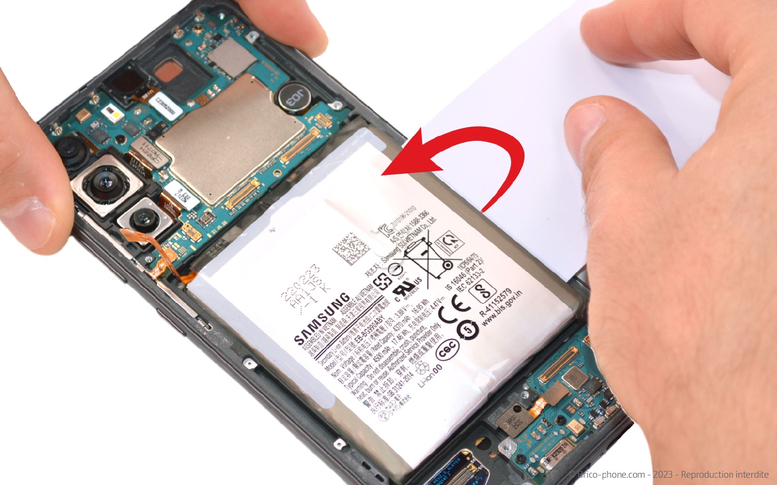 Comment changer la batterie sur Galaxy S21 FE 5G photo 2