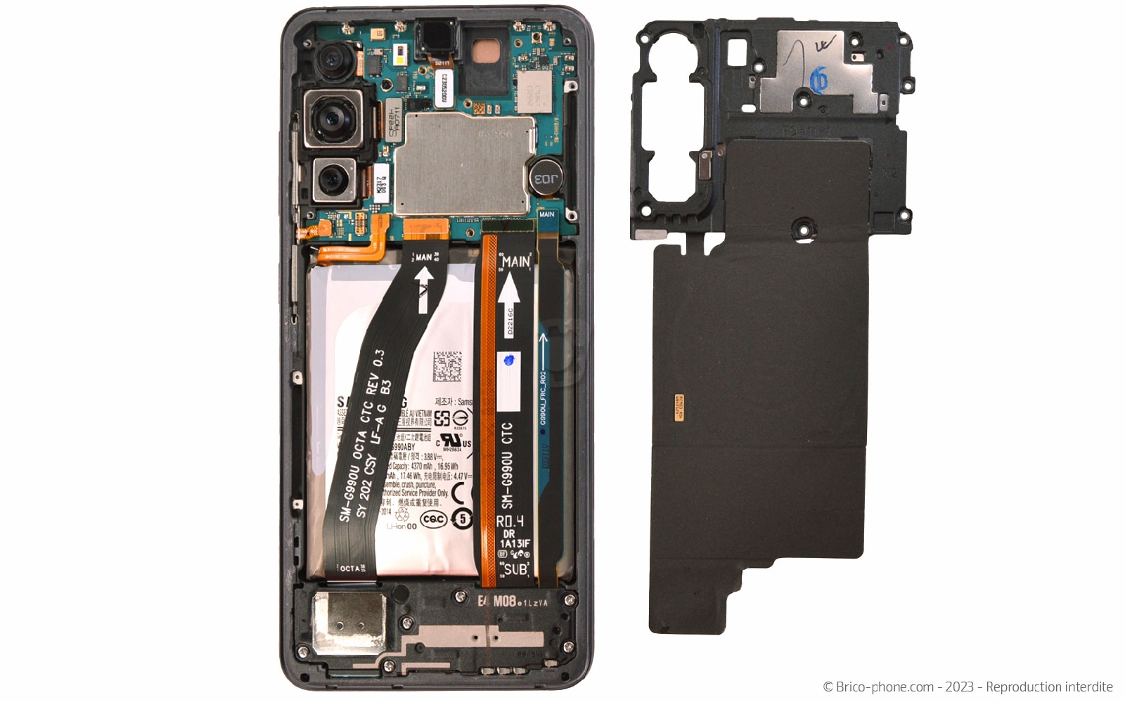 Comment changer la batterie sur Galaxy S21 FE 5G photo 3