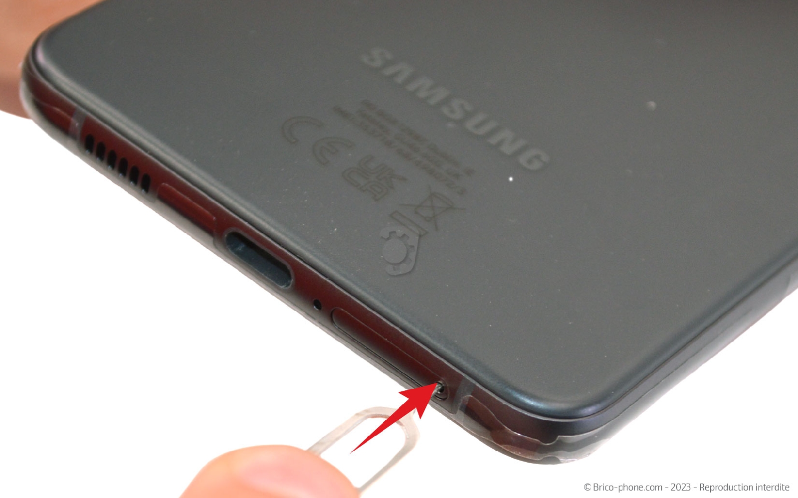 Comment changer le connecteur de charge sur Galaxy S21 FE 5G photo 1
