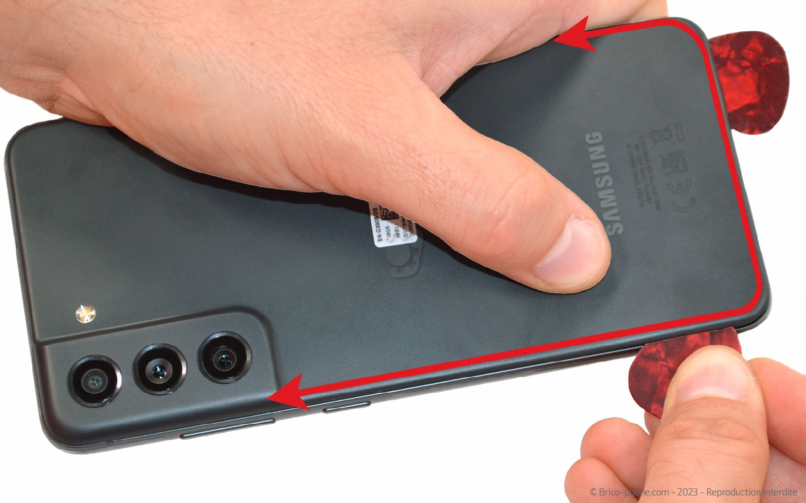 Comment changer le connecteur de charge sur Galaxy S21 FE 5G photo 3