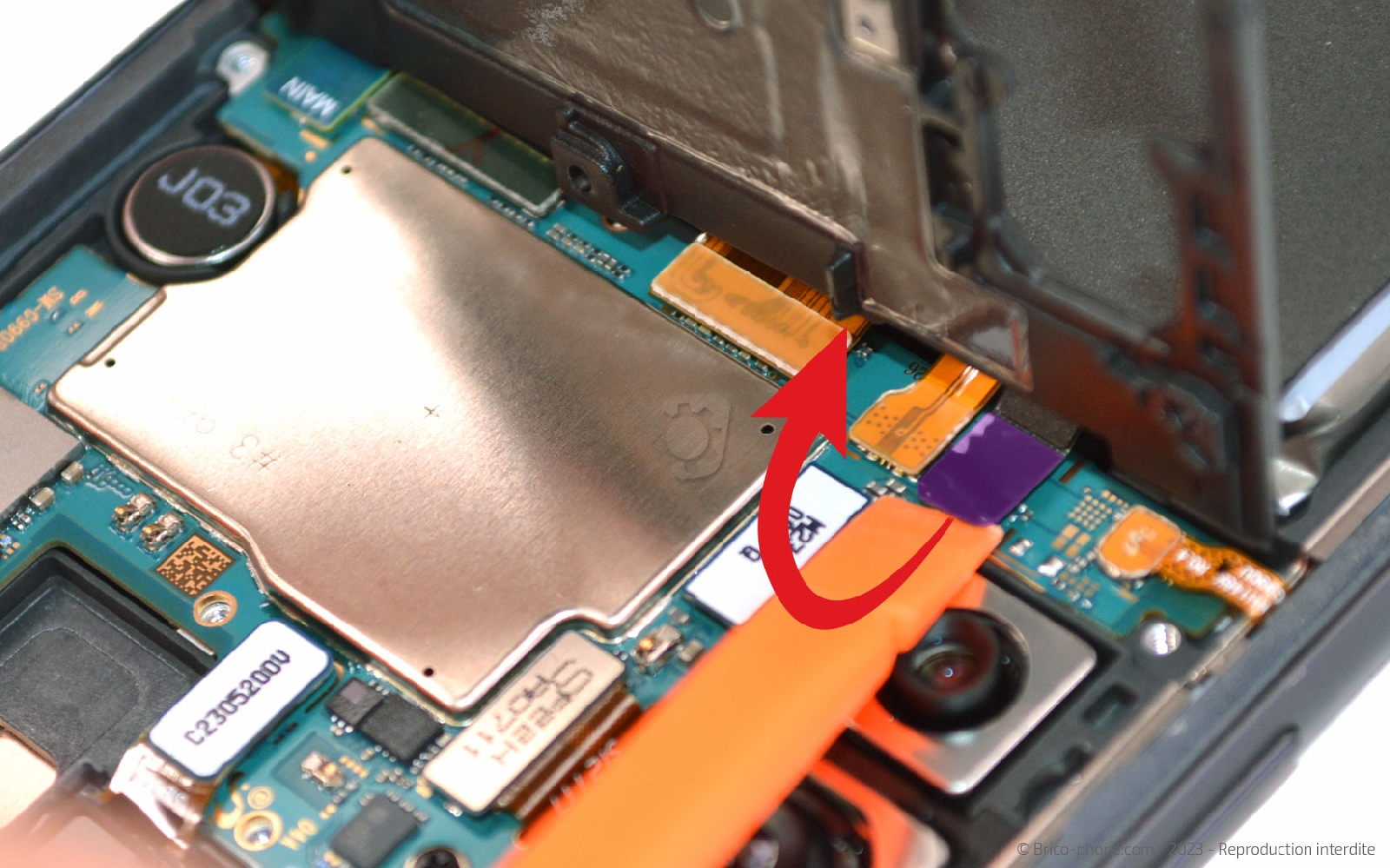 Comment changer le connecteur de charge sur Galaxy S21 FE 5G photo 2