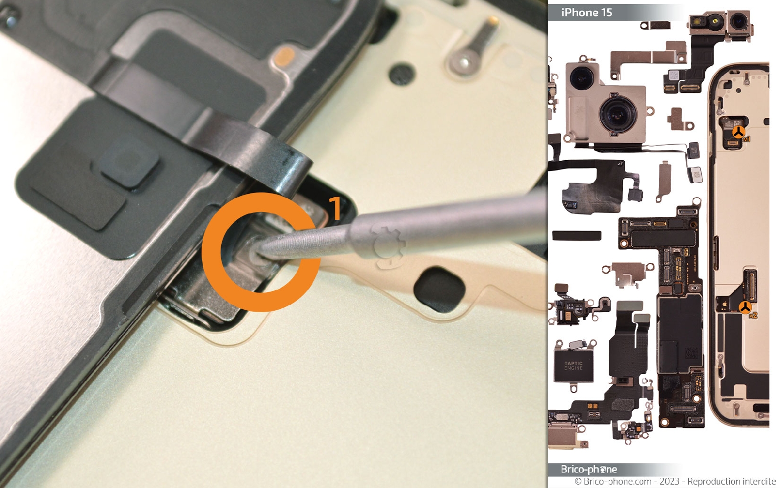 Guide de réparation sur iPhone 15 photo 1